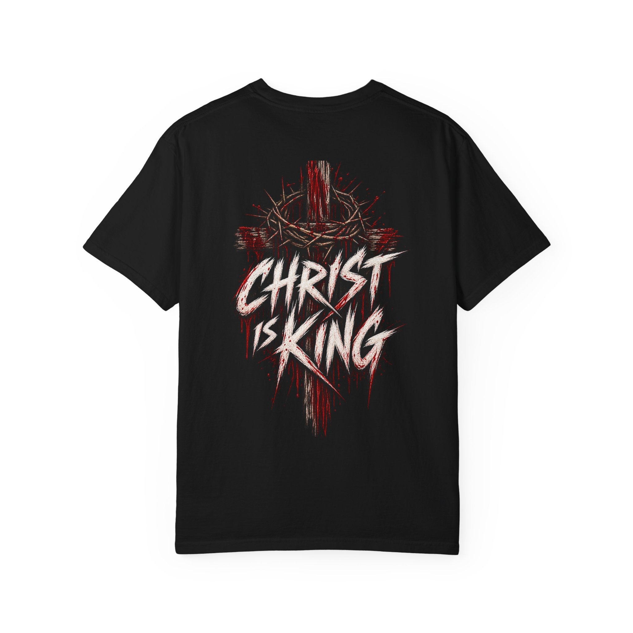 Christian Cross T-Shirt — "Christ Is King" Graphic Tee