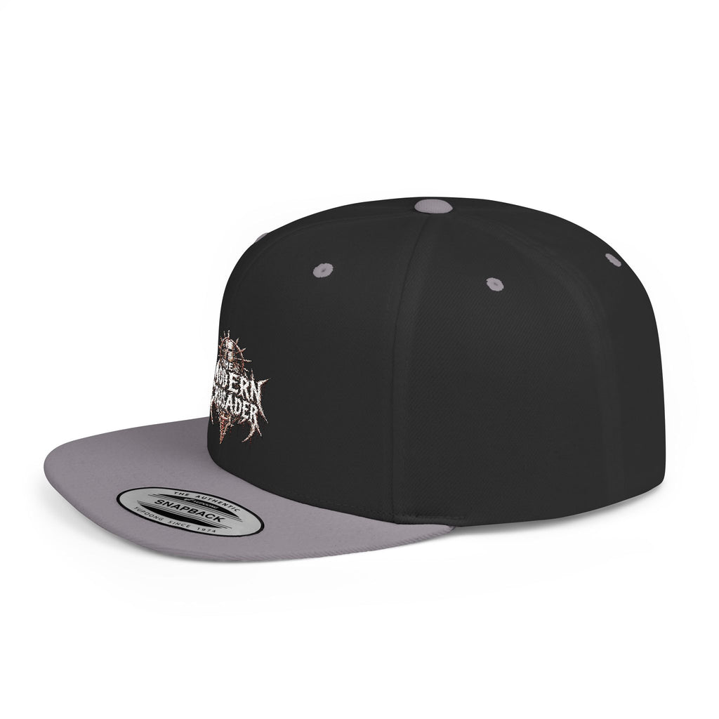 Camouflage Flat Bill Snapback Hat — Modern Crusader Logo