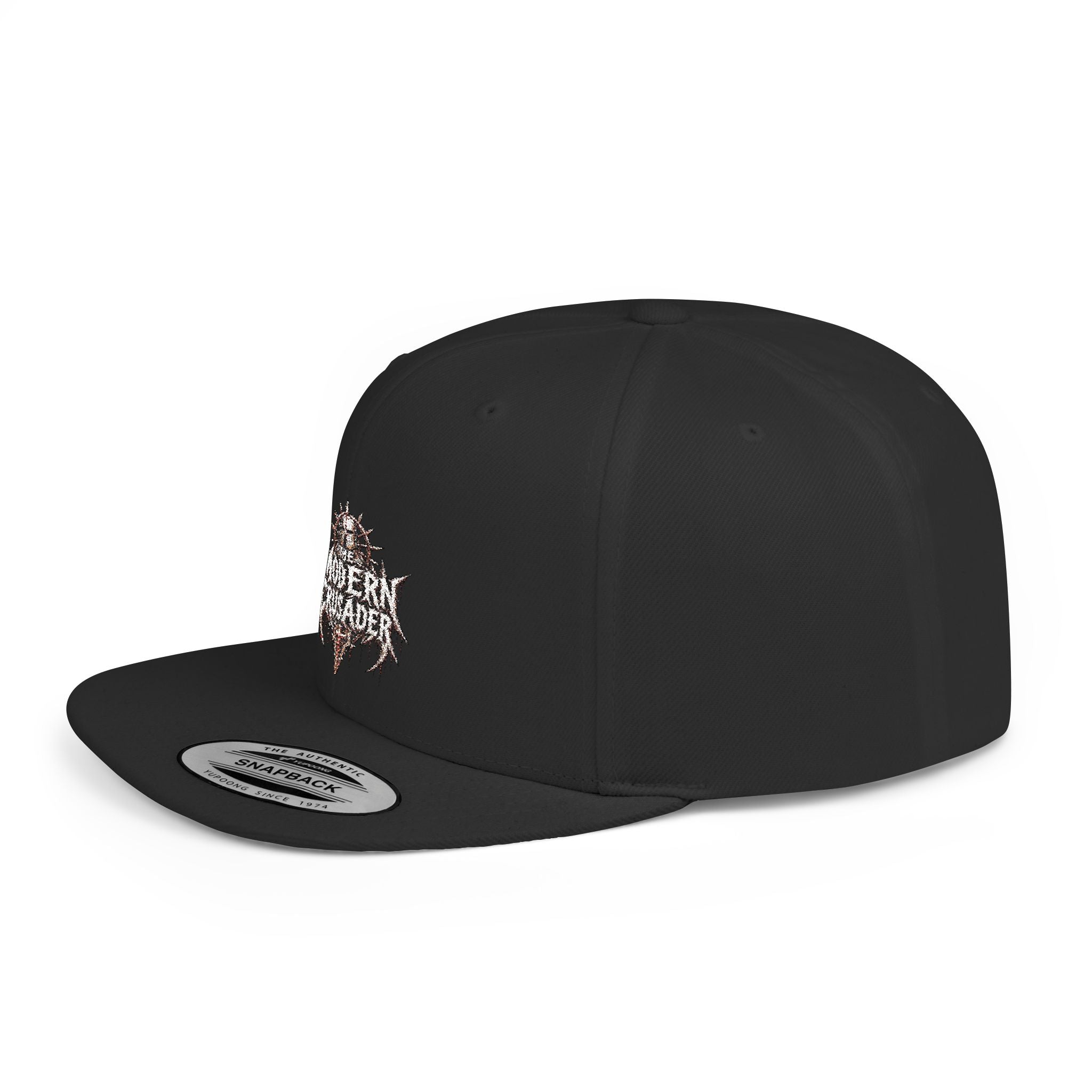 Camouflage Flat Bill Snapback Hat — Modern Crusader Logo