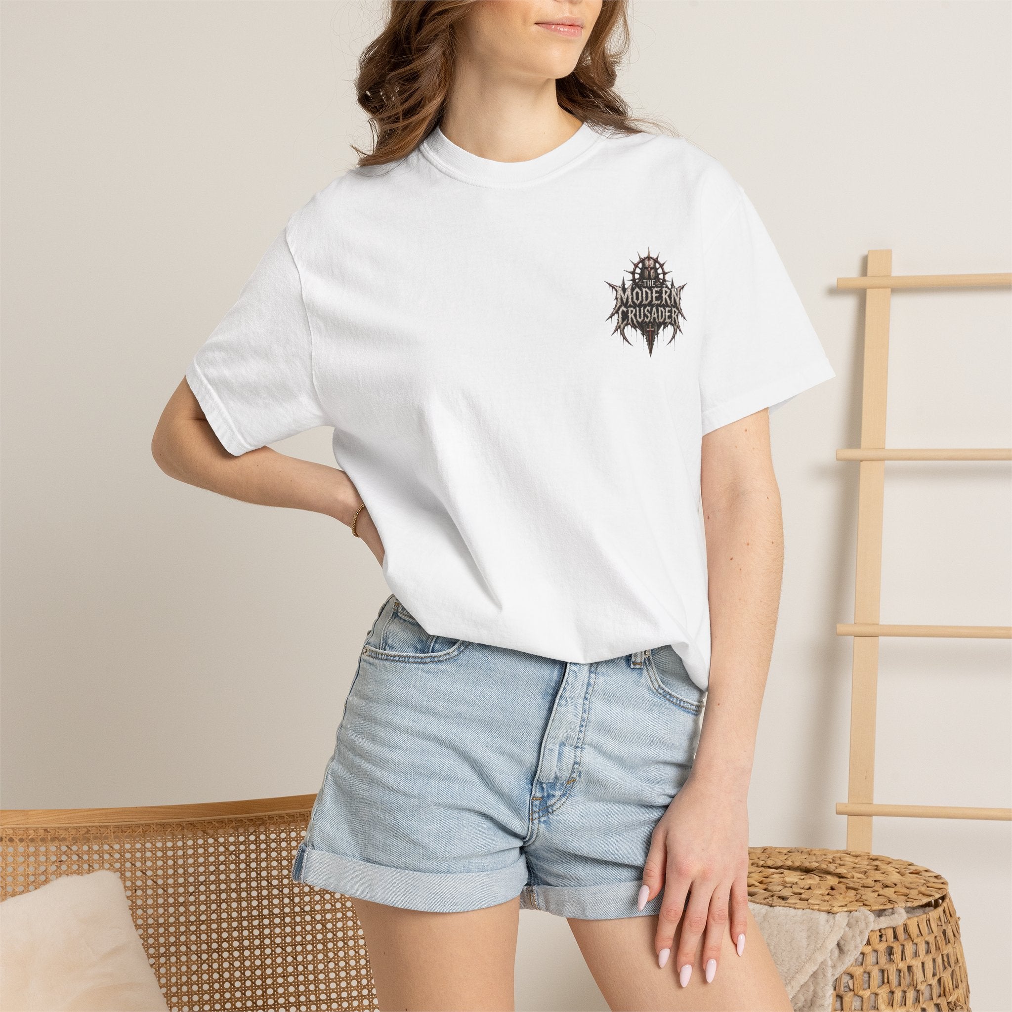 Christian Cross T-Shirt — "Christ Is King" Graphic Tee