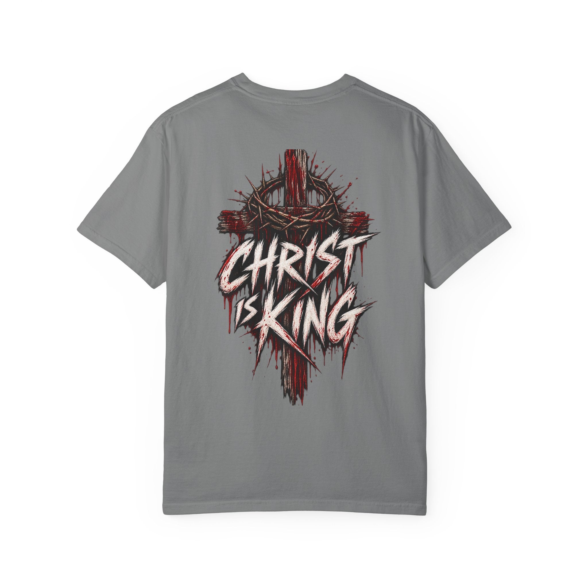 Christian Cross T-Shirt — "Christ Is King" Graphic Tee