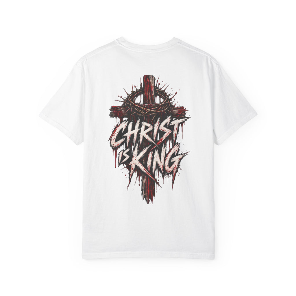 Christian Cross T-Shirt — "Christ Is King" Graphic Tee