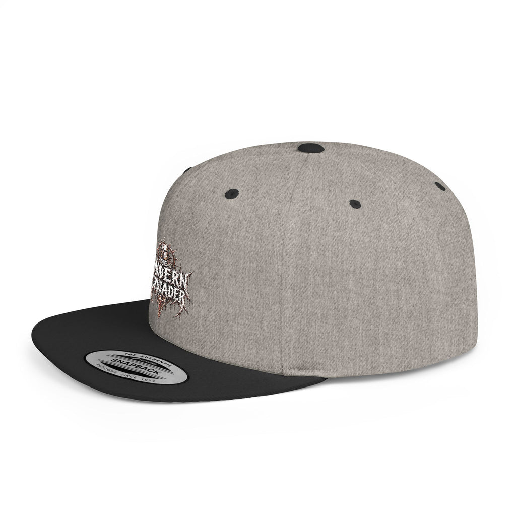 Camouflage Flat Bill Snapback Hat — Modern Crusader Logo