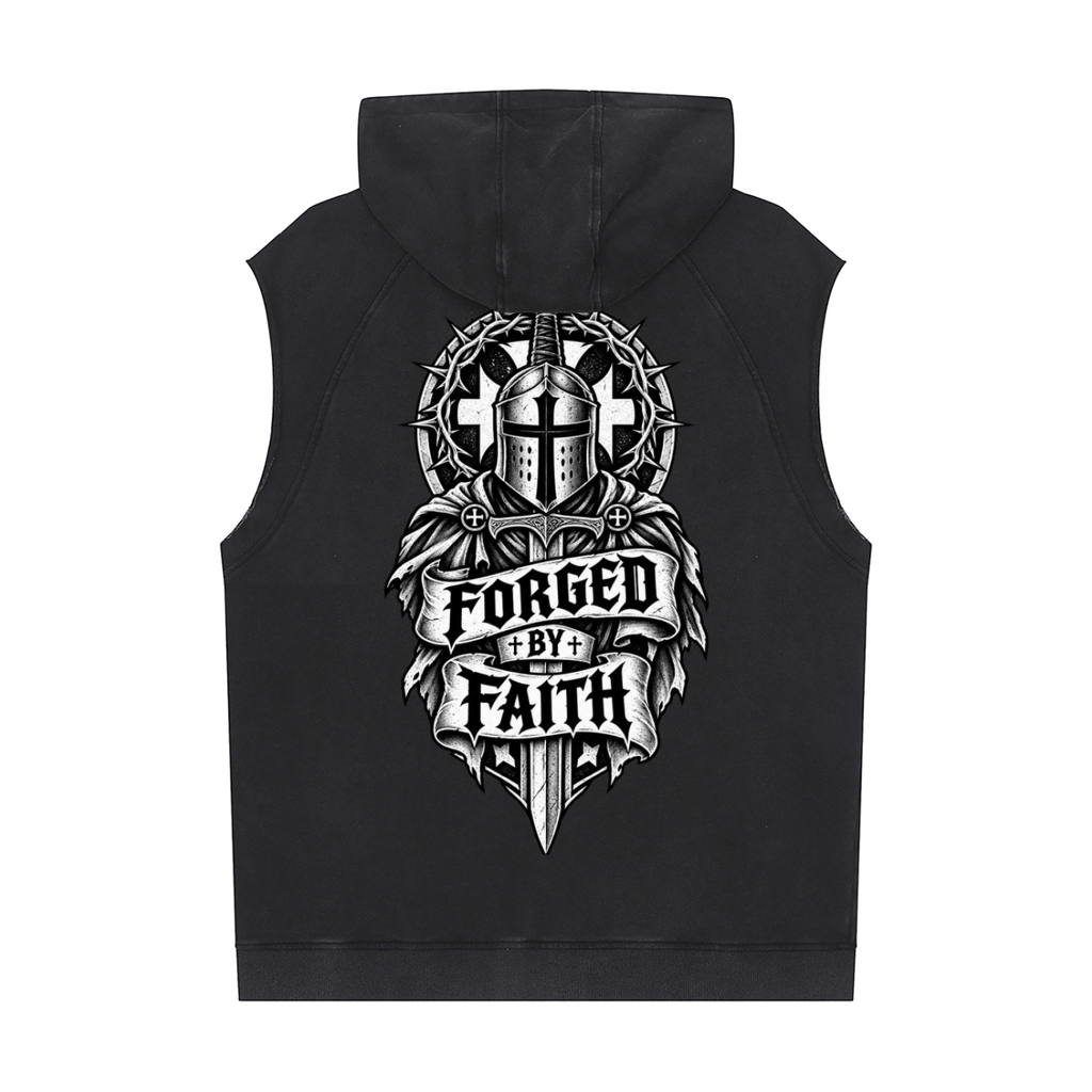 Forged by Faith Sleeveless Hoodie