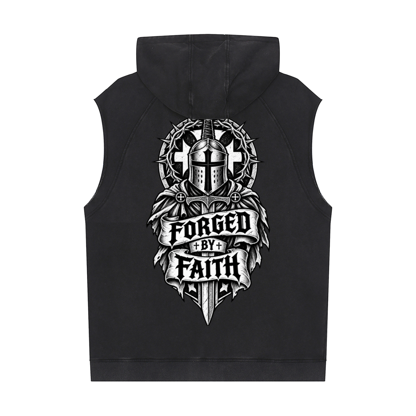 Forged by Faith Sleeveless Hoodie